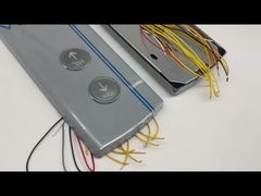 Paslanmaz çelik saç çizgisi / ayna yüzeyine monte edilmiş asansör kontrol paneli Asansör LOP HOP işletim paneli